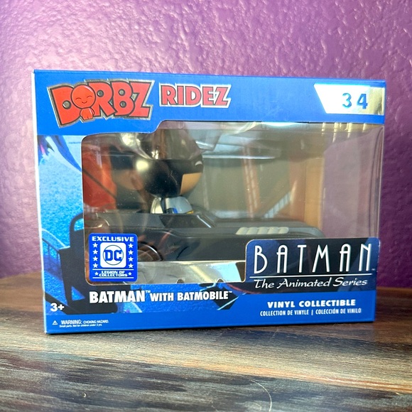Funko Other - Funko Dorbz Ridez #34 Batman with Batmobile DC Legion of Collectors Exclusive